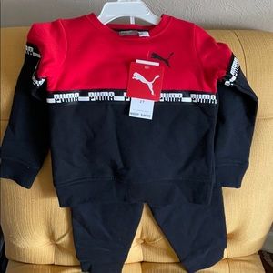 Puma sweat suit size 2T